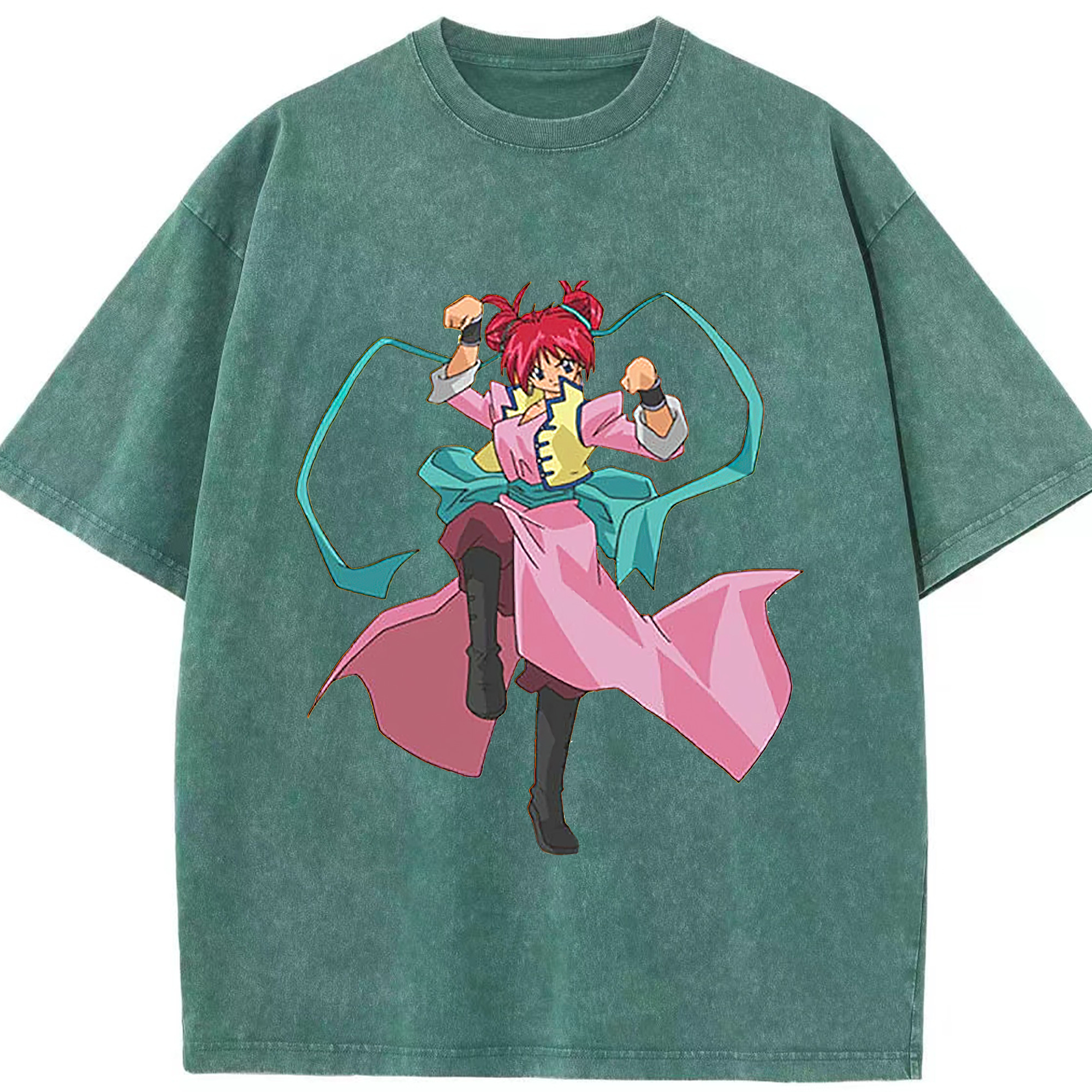 （画像用） 遊☆戯☆王 Yu-Gi-Oh! 綿100% ヴィンテージ風 半袖Tシャツ（フロントプリント）